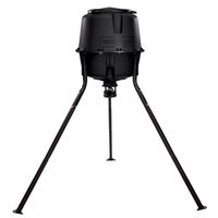 Moultrie MFG-13220 Deer Feeder, 30 Gal Hopper, Plastic, Black