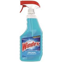 Windex Glass Cleaner, 23 oz Bottle, Liquid, Floral, Blue