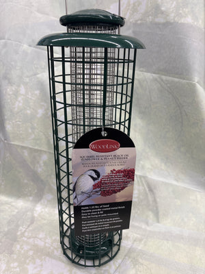 Caged Sunflower Bird Feeder