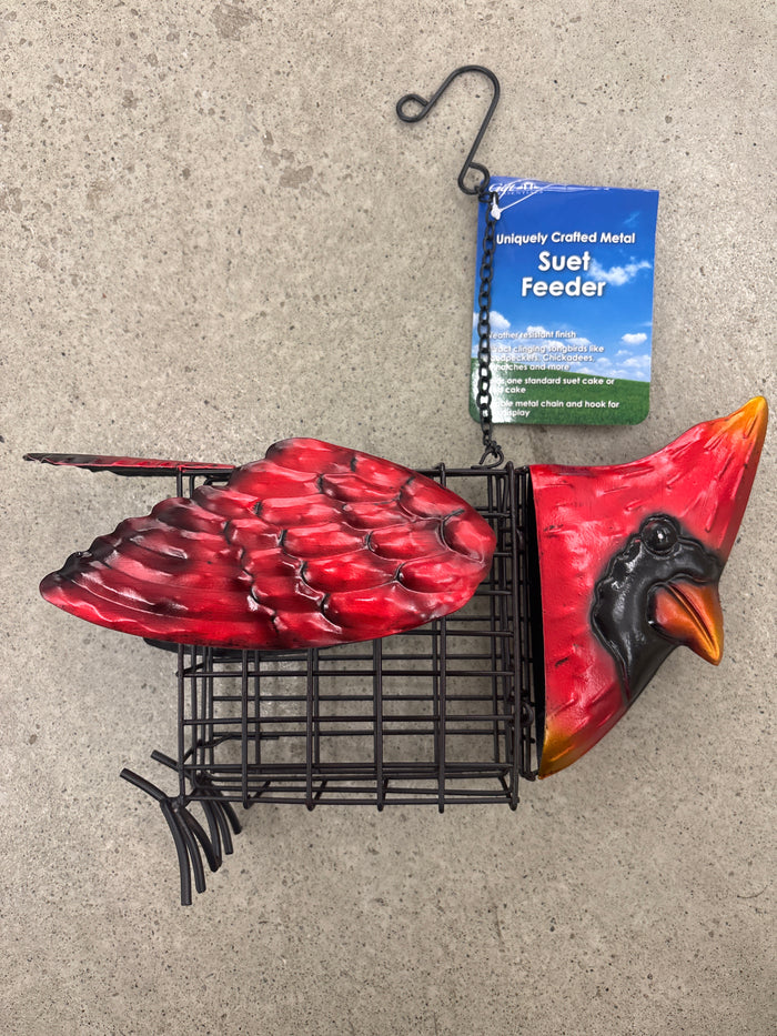 Cardinal Suet Feeder