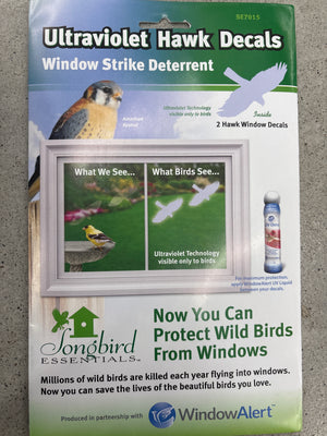 Window Hawk Transparent Bird Feeder