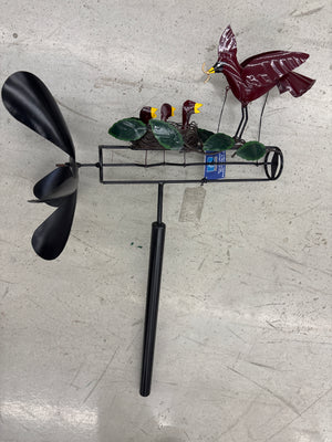 Cardinal Nest Whirligig Spinner