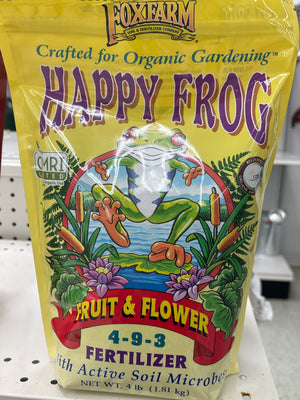 Happy Frog FX500527 Fruit & Flower Dry Fertilizer, 4 lb