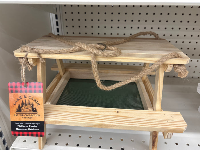 Picnic Table Bird Feeder