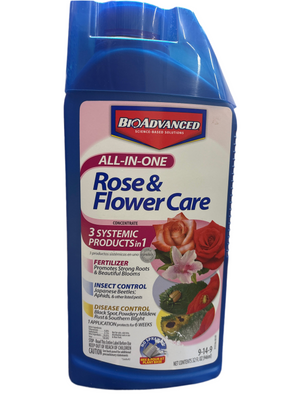 BioAdvanced 701260B Rose and Flower Care Liquid Spray, 32 oz Bottle