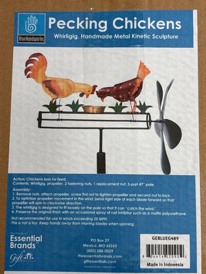 Pecking Chickens Whirligig