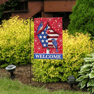 American Bluebird Garden Flag