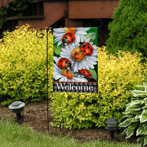 Ladybugs Daisy Flag