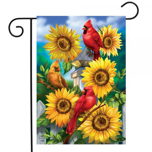 Cardinals & Sunflower Flag