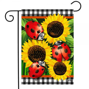 Ladybugs & Sunflower Flag