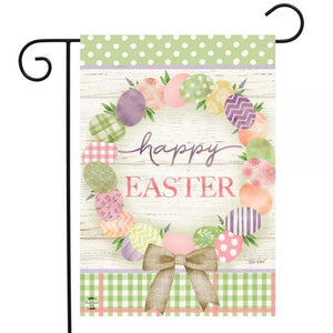 Easter Egg Wreath Flag