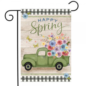 Happy Spring Truck Flag