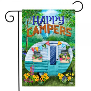 Spring Happy Camper Flag