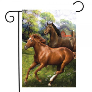 Galloping Horses Flag