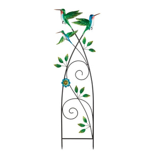 Hummingbird Trellis Stake for Bird Feeders