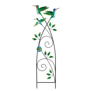 Hummingbird Trellis Stake for Bird Feeders