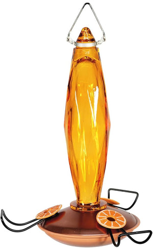 Amber Glass Oriole Feeder (1.3 lbs)