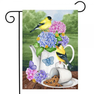 Tea Party Garden Flag