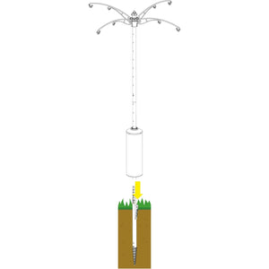Raccoon Buster Pole System (35 lbs)