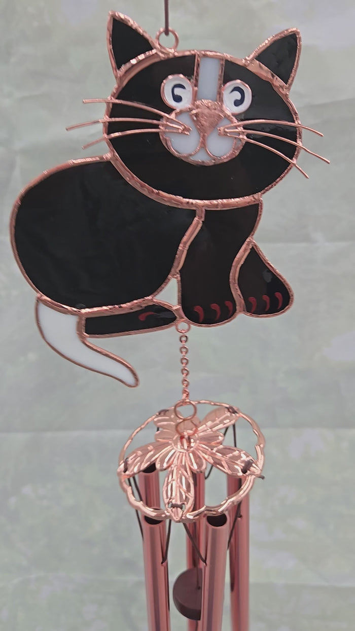 Black Cat Wind Chime