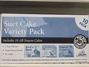 Suet Cake Variety Pack for Wild Birds