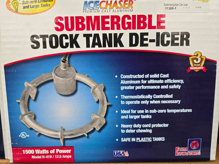 Submergible De-Icer