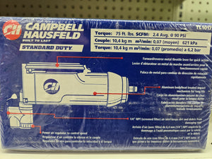 Campbell Hausfeld 3/8" Butterfly Air Impact Wrench