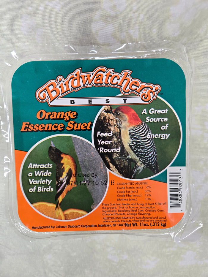 Orange Essence Suet Cake (1 lbs)