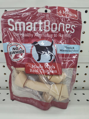 Smartbones Chick Med 4pk