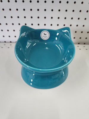 Blue Cat Dish 1.5 Cup