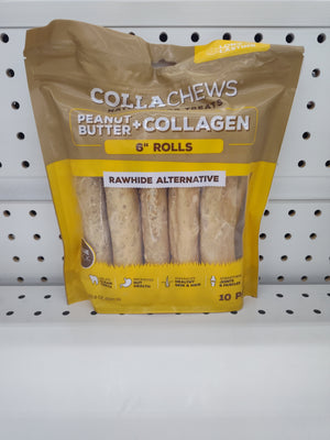 CollaChews Peanut Butter Rolls - 10 Pack