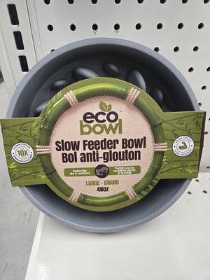 Slow Feeder Gray 48oz