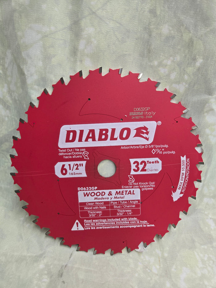 Blade Saw CBD 6-1/2" x 32T