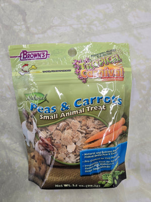Tropical Carnival Pea & Carrot Treats
