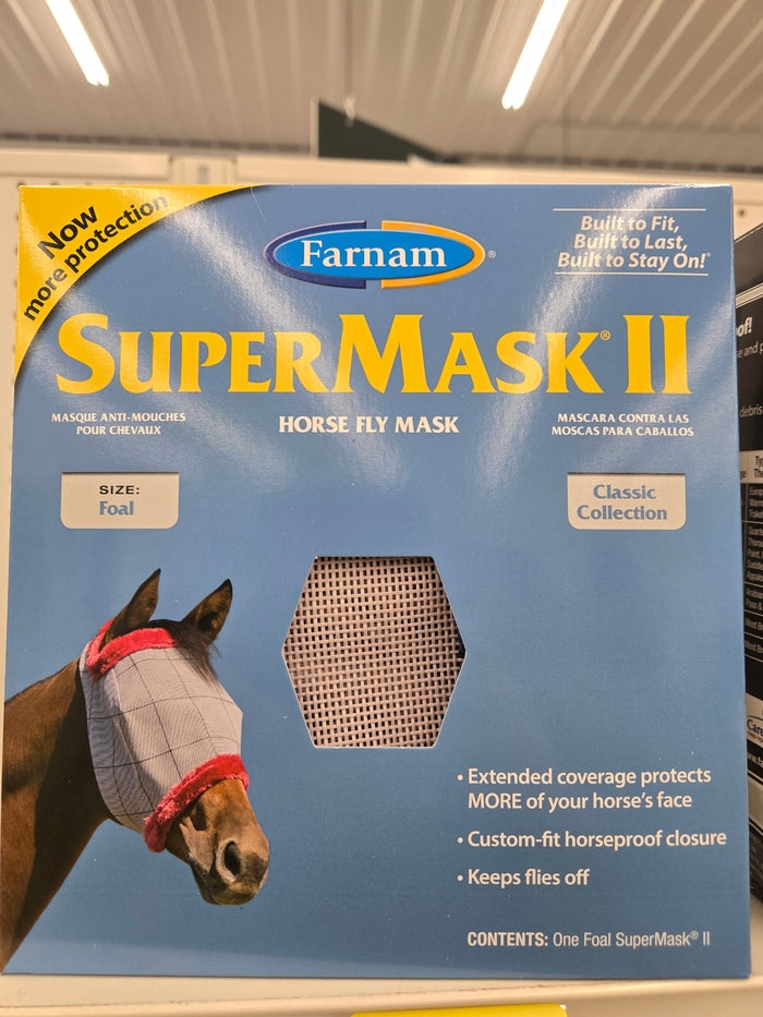 SuperMask II Fly Mask Without Ears Foal Fly Mask