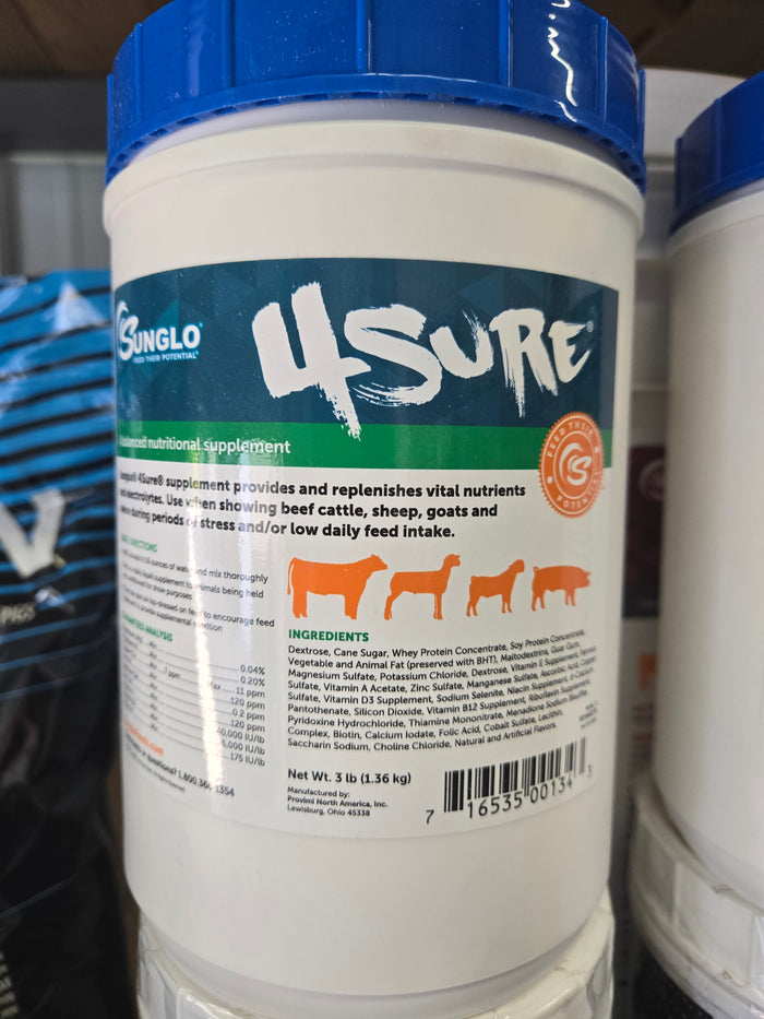 Sunglo 4-Sure Livestock Feed (3 lbs)
