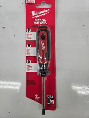 Milwaukee MT211 Screwdriver, 3/16 in Drive, 6.7 in OAL, 3 in L Shank, Acetate Cushion-Grip Handle