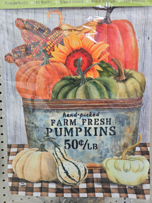 Farm Fresh Bushel Flag