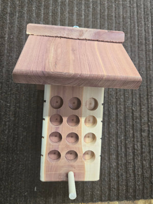 PB & Suet Plug Feeder for Wild Birds