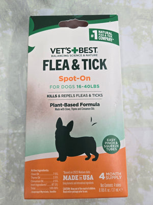 Vet's Best Medicated Flea and Tick Treatment