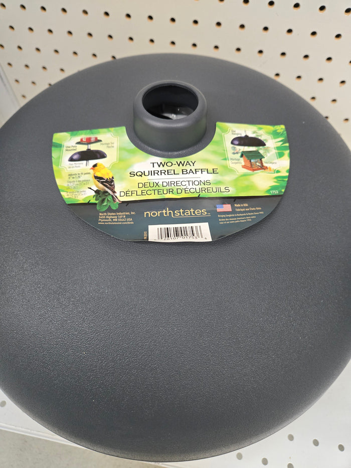 Squirrel Baffle for Bird Feeders