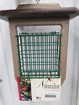 Single Brown Suet Feeder (1 lbs)