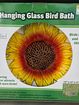 Bloom Sunflower Bird Bath