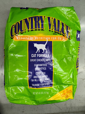 Country Value Cat Food 40 lb
