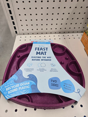 Red Lick Mat Dog