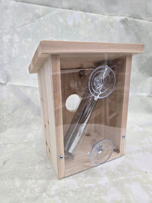 Birdhouse with Window Film