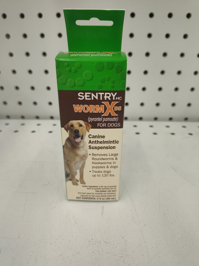 Sentry WormX DS 17500 Dog Dewormer Liquid 2 oz Bottle