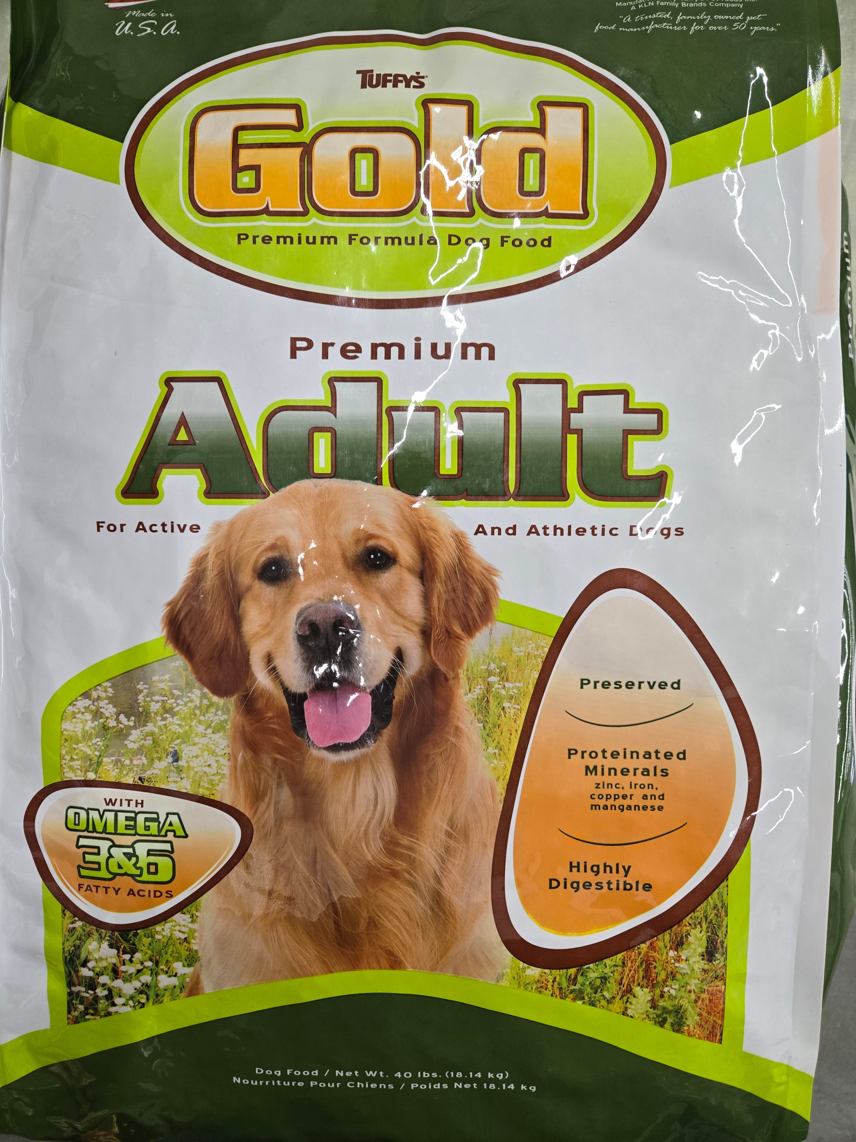 Tuffy's 40# Gold Premium Adult Dog Food in Ravenna, OH – Pettigrew