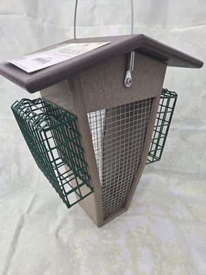 Peanut and Suet Bird Feeder
