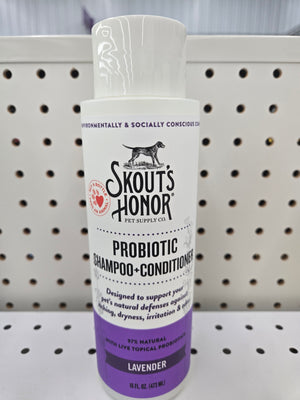 Scout’s Honor Probiotic Shampoo + Conditioner – Lavender